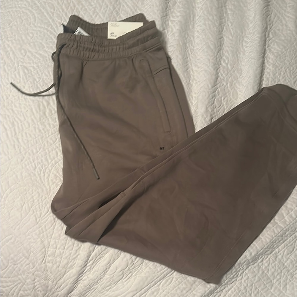 American Eagle Brown Joggers with Elastic Waistband